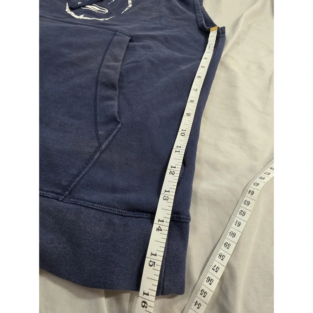 Jordan Georgetown Hoyas Sleeveless Hoodie Navy Blue Dri-FIT Mens Medium